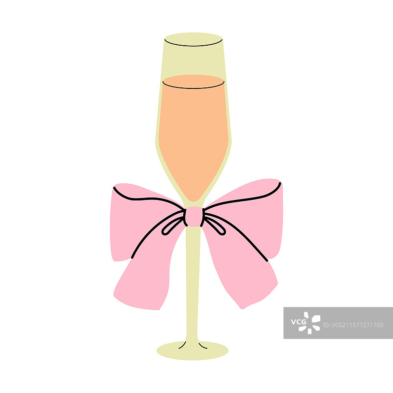 用闪亮的饮品庆祝，装饰着一个图片素材