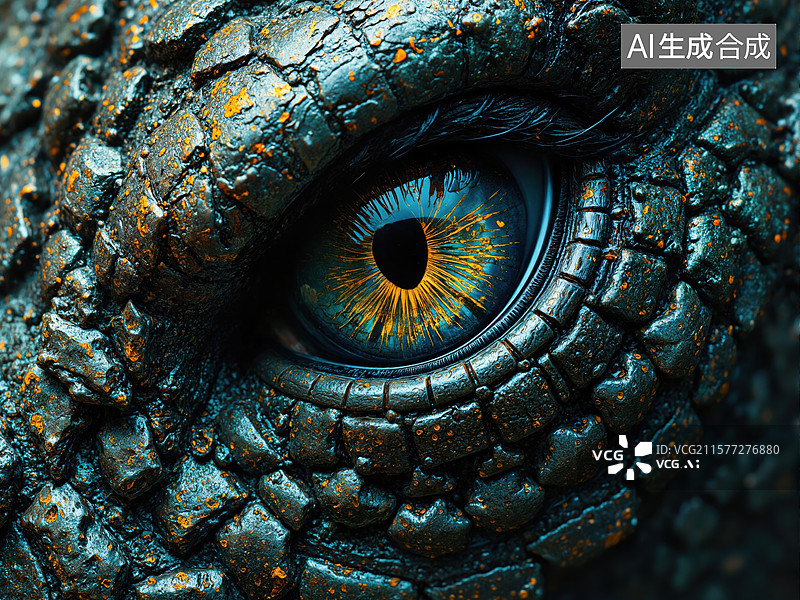 【AI数字艺术】龙眼特写图片素材