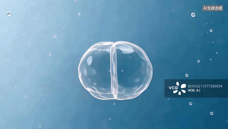 【AI数字艺术】3d细胞分裂的呈现图片素材
