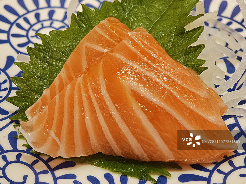 三文鱼刺身图片素材