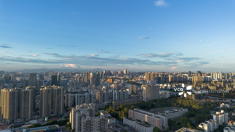 广东深圳龙华区民治航拍图片素材