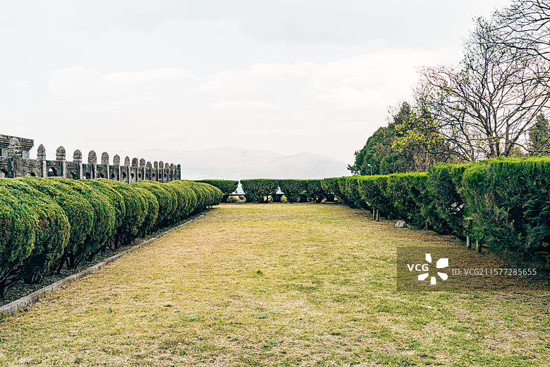 大理崇圣寺一隅图片素材