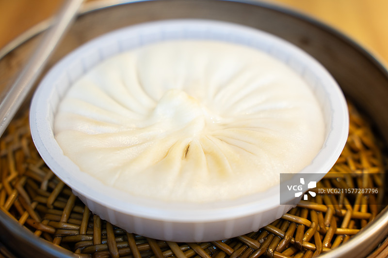 南京蟹黄汤包图片素材