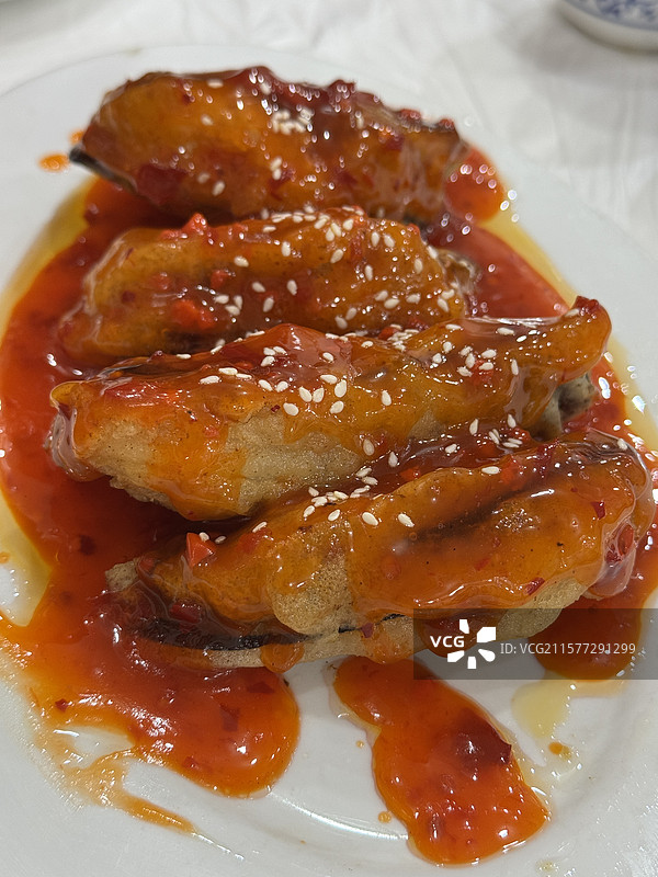 天津菜 泰汁茄盒图片素材