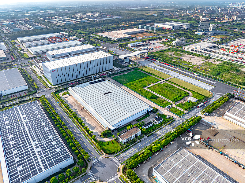 上海临港瑞洋仓库 洋山特殊综合保税区一期 自贸区物流产业园 境内关外保税仓 电商前置仓图片素材