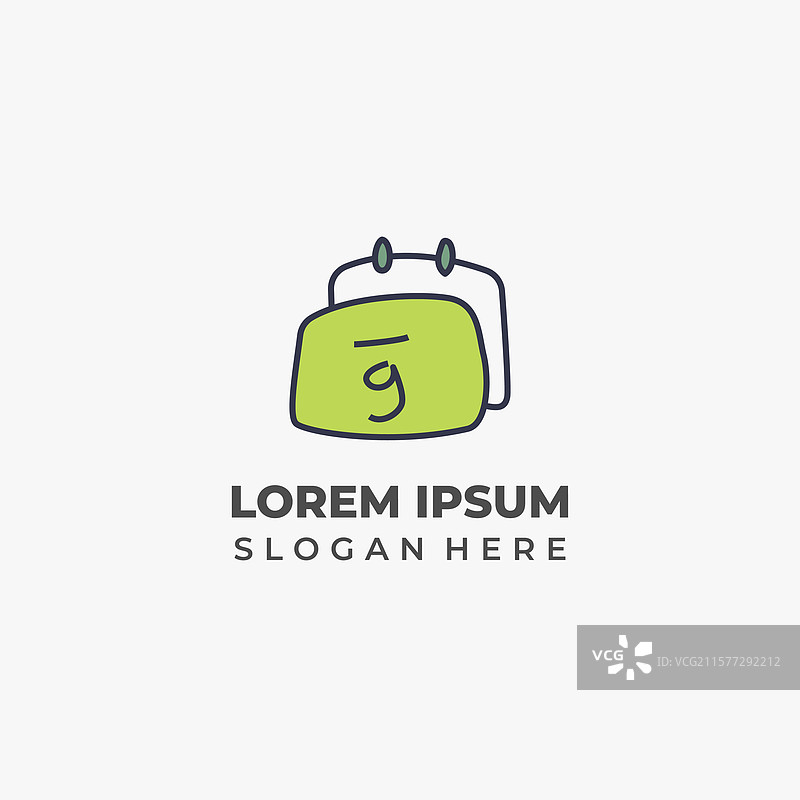 极简日历图标，用于计划活动图片素材