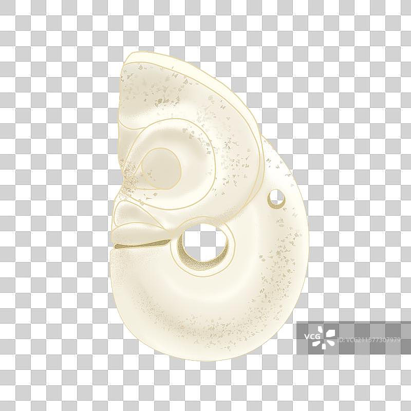 白玉猪龙图片素材