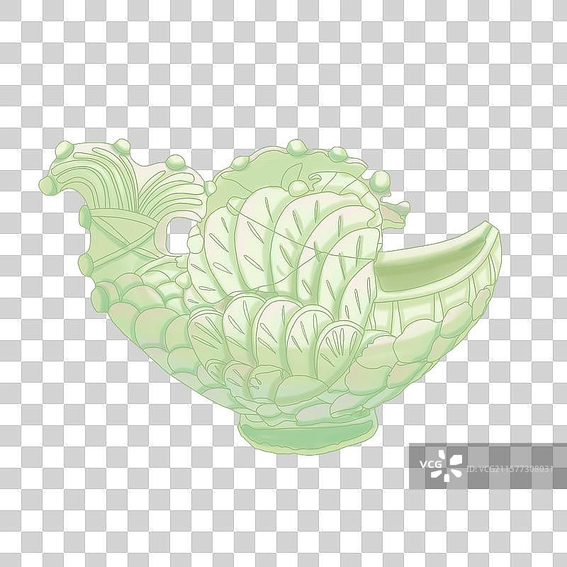 飞鱼形水盂图片素材