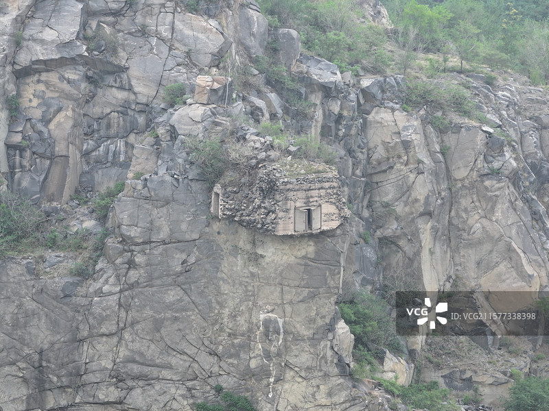 航拍夏季济南卧牛山地质公园风光图片素材