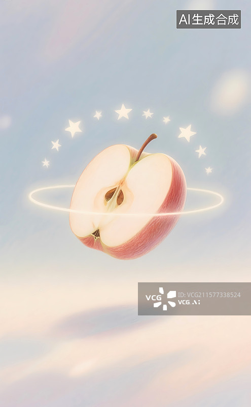 【AI数字艺术】一碗银耳莲子羹甜品插画图片素材