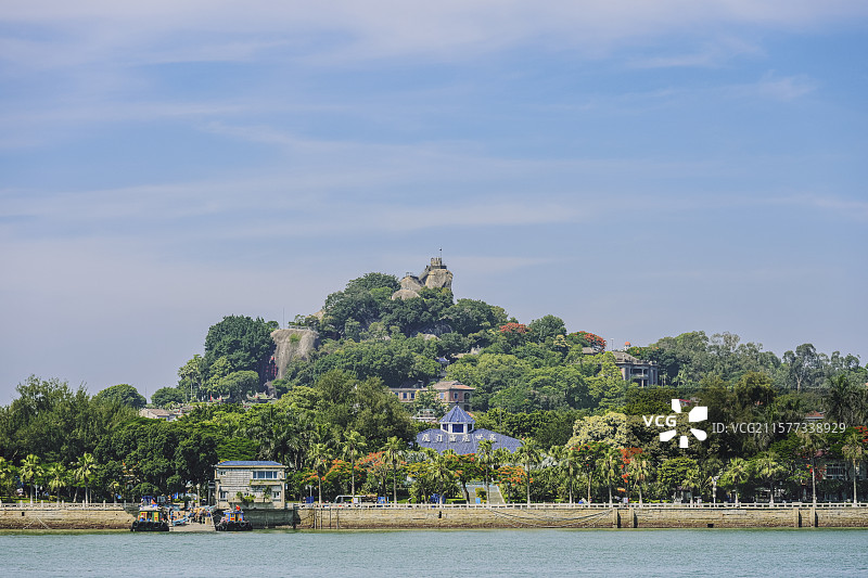 鼓浪屿海上风光图片素材