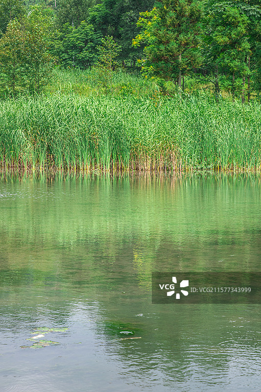 贵州六盘水明湖湿地公园 一线天 许愿亭 六盘水艺术馆图片素材