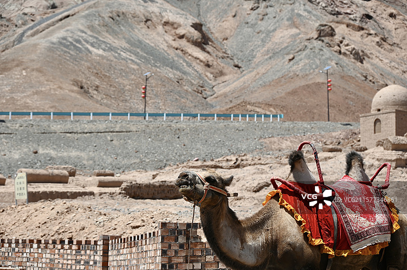 新疆·吐峪沟麻扎村图片素材