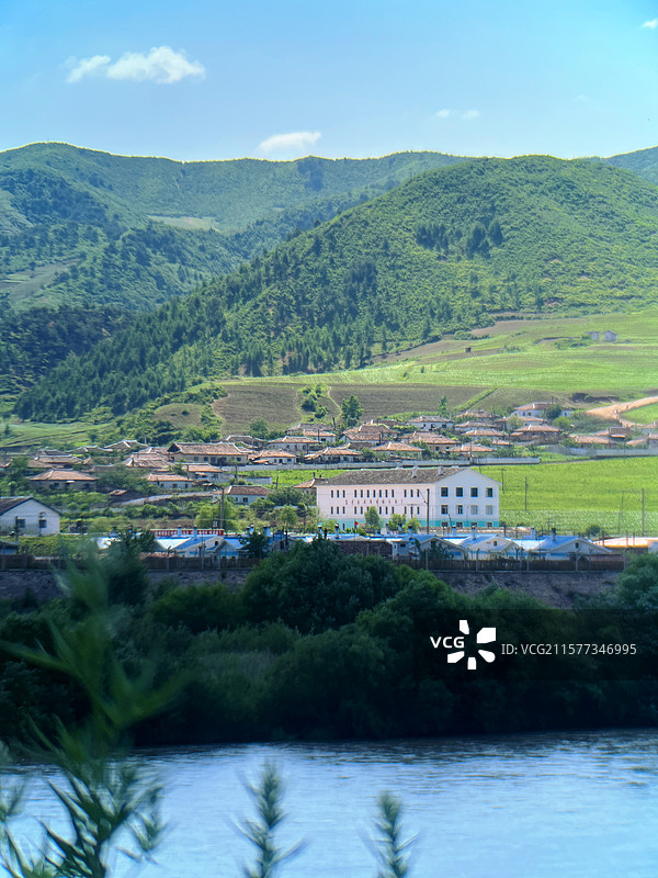 朝鲜（拍摄于图们）图片素材