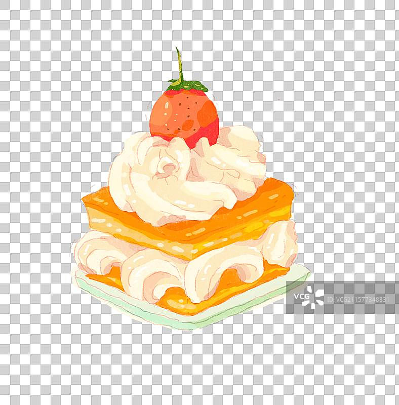 蛋糕插画图片素材