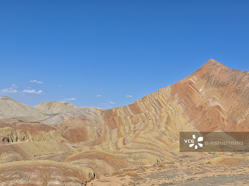 甘肃张掖七彩丹霞图片素材