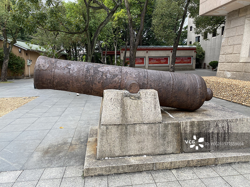 炮，拍于虎门林则徐纪念馆，鸦片战争博物馆图片素材