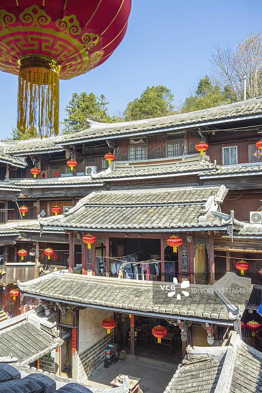 中国福建龙岩永定土楼王子景区奎聚楼图片素材