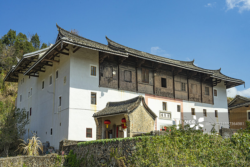 中国福建龙岩永定土楼王子景区奎聚楼图片素材