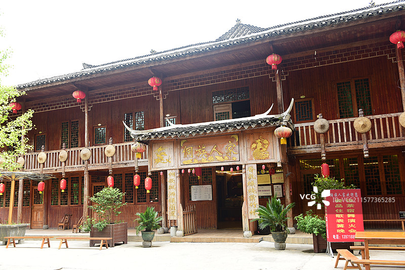 侗族民居图片素材