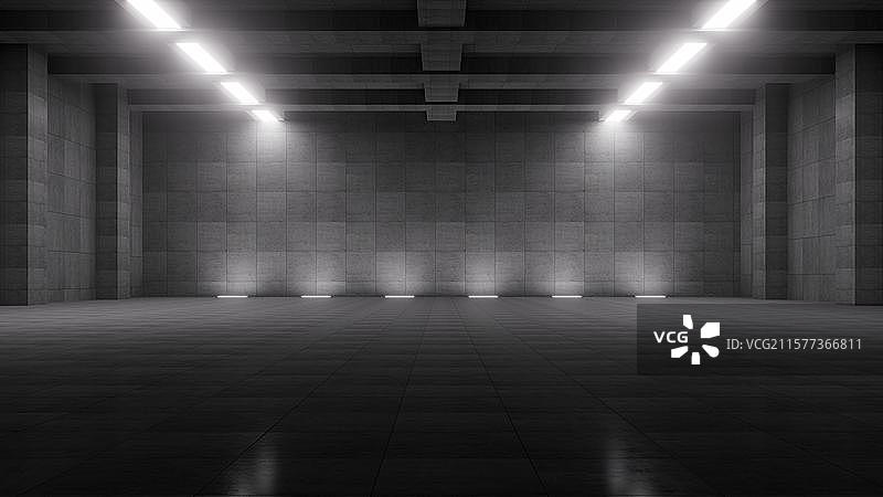 3D现代建筑空间内部 未来空间 空间艺术图片素材