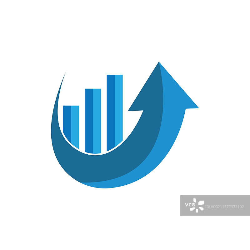 蓝色箭头图形图片素材