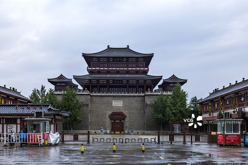 湖北襄阳，襄阳昭明台，重点文物保护单位图片素材