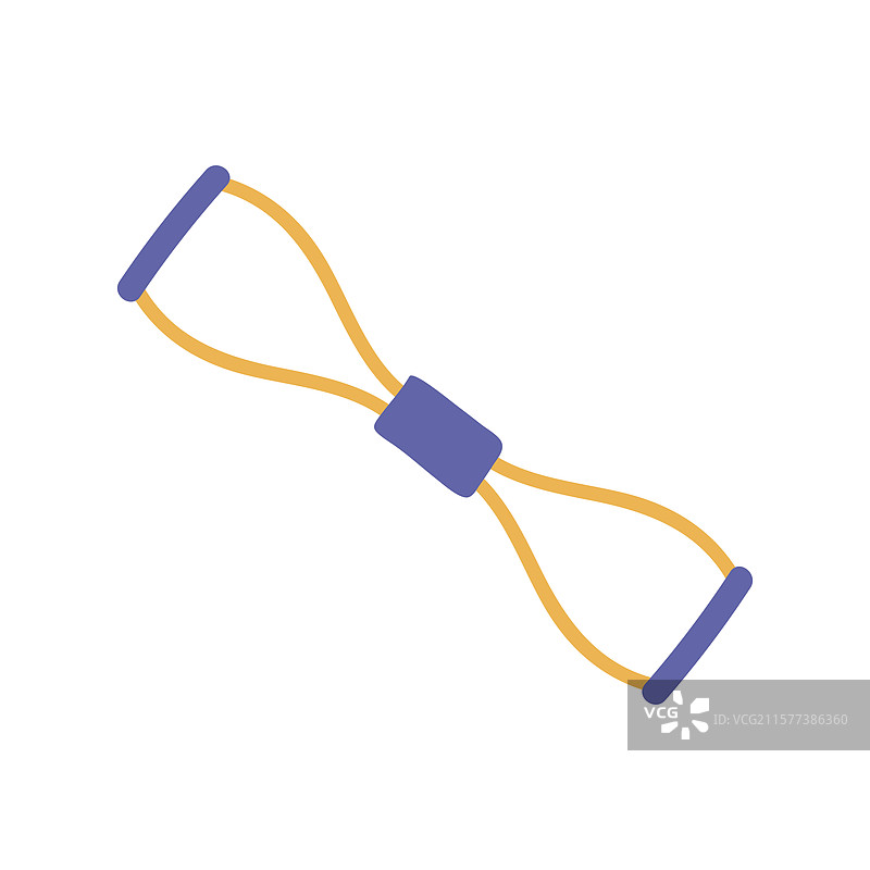 为健身设计的彩色阻力带图片素材