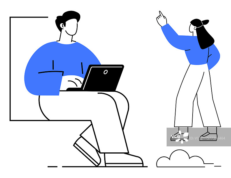 现代团队协作与沟通图片素材