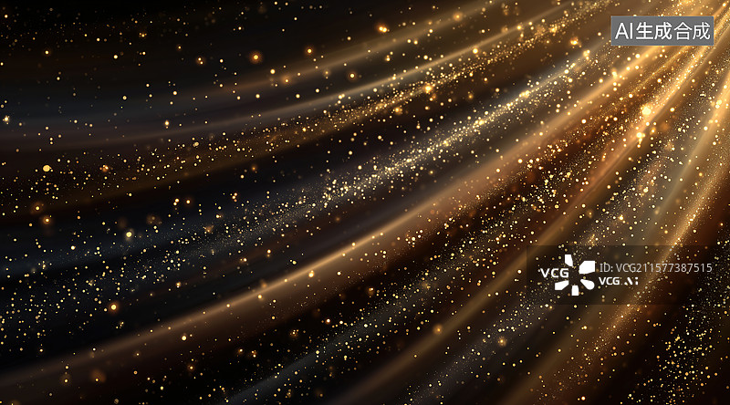 【AI数字艺术】金色抽象背景图图片素材