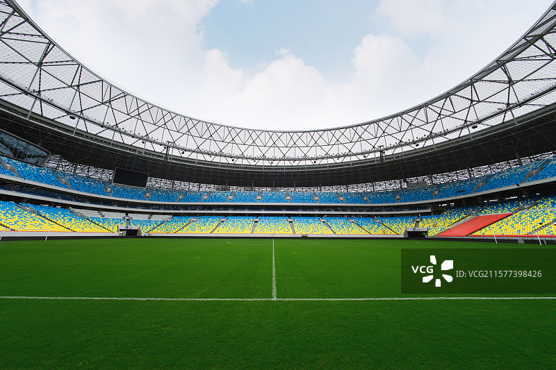 成都凤凰山体育公园五粮液文化体育中心足球场图片素材