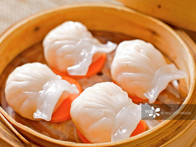 一蒸笼芋饺图片素材