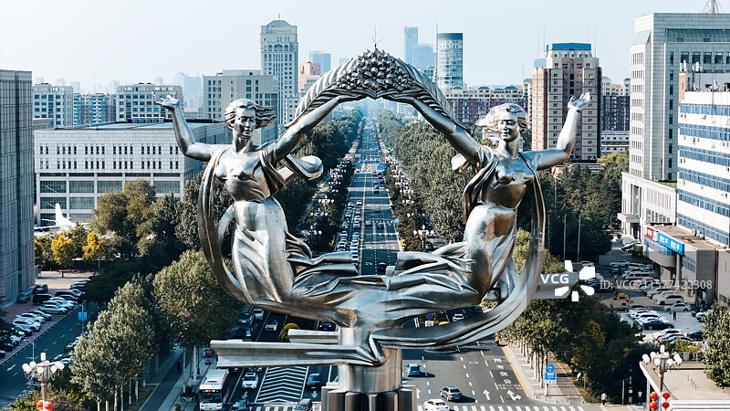 长春卫星广场图片素材