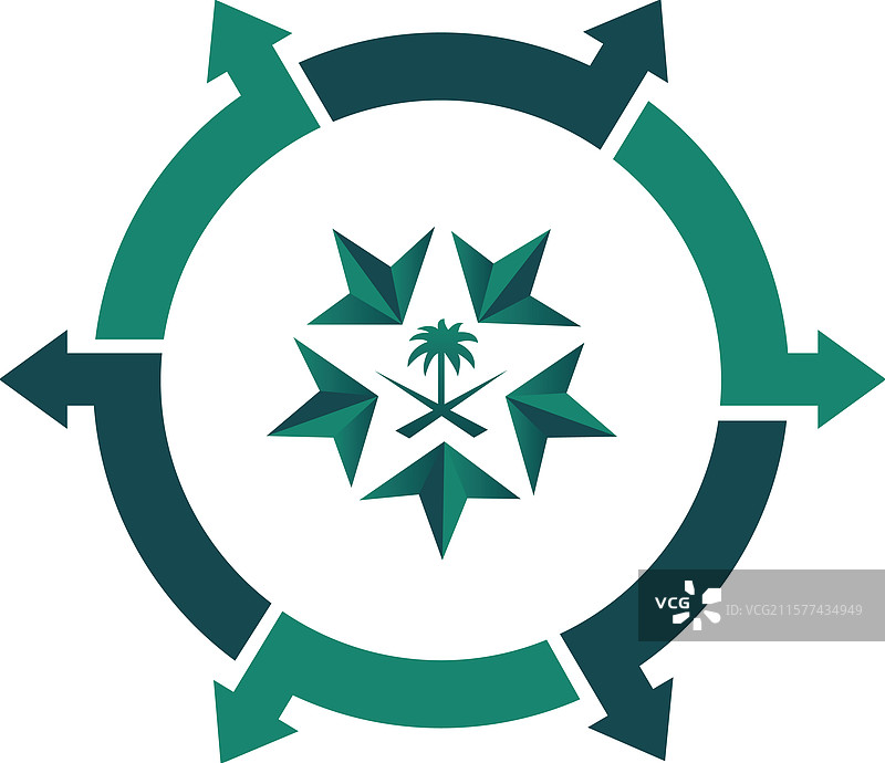 旋转团体的指南针标志设计图片素材