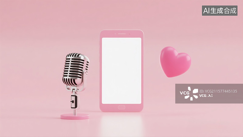 【AI数字艺术】直播题材图片素材