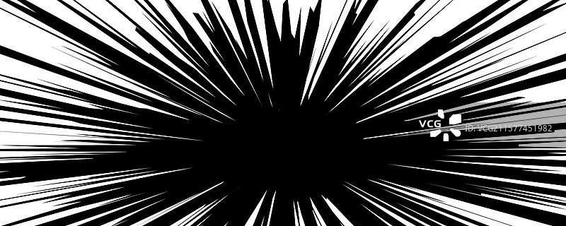 动态黑白放射状爆发图片素材