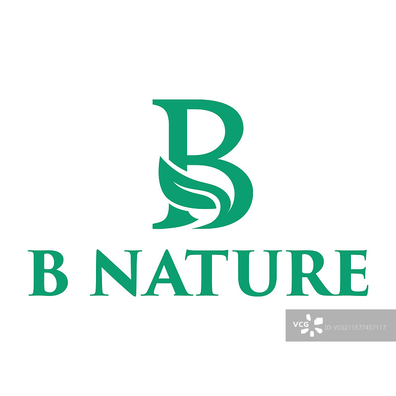 自然扁平极简风格的标志设计图片素材