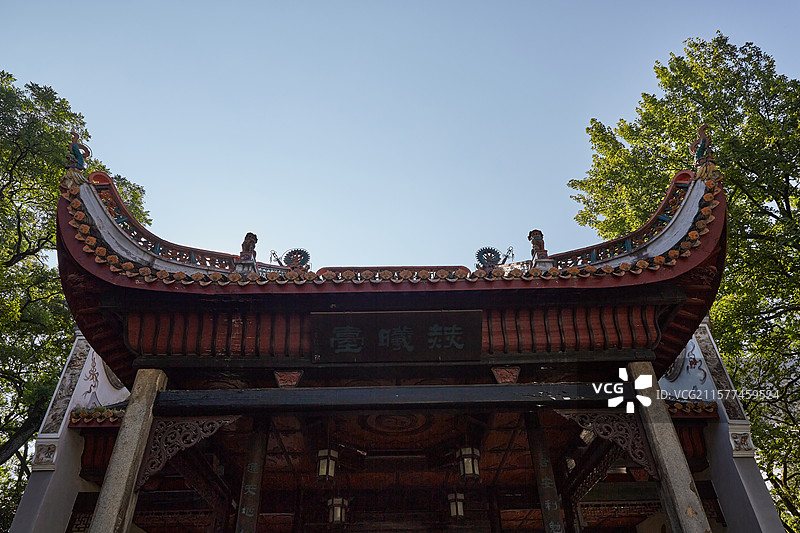 湖南省长沙市岳麓山风景区岳麓书院赫曦台古建筑 传统建筑图片素材