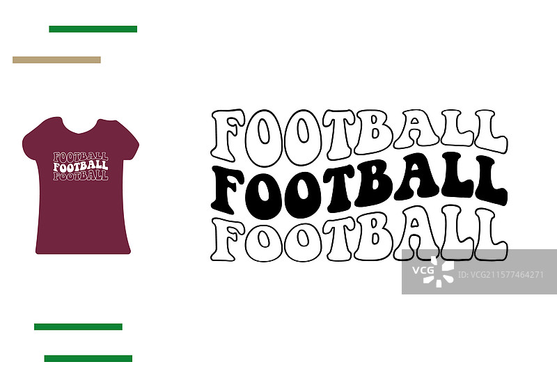 足球赛季T恤设计图片素材