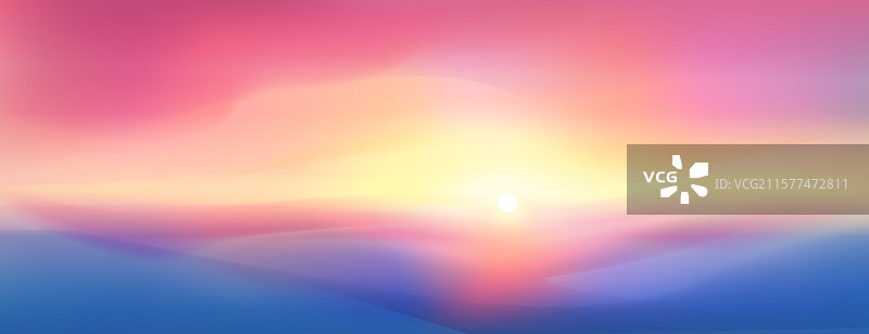 紫色风景日出景观图片素材