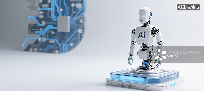 【AI数字艺术】人工智能AI机器人科技图标图片素材