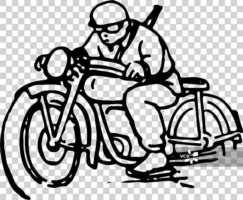 简笔画 战士 士兵 连环画 人物 元素图片素材