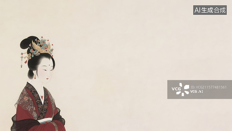 【AI数字艺术】水墨画左下图片素材