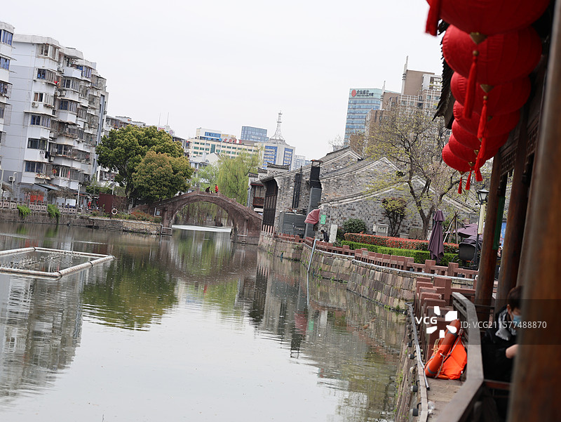 宁波，南塘老街，美食，古建筑，图片素材