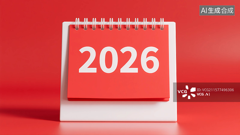 【AI数字艺术】2026年日历图片素材