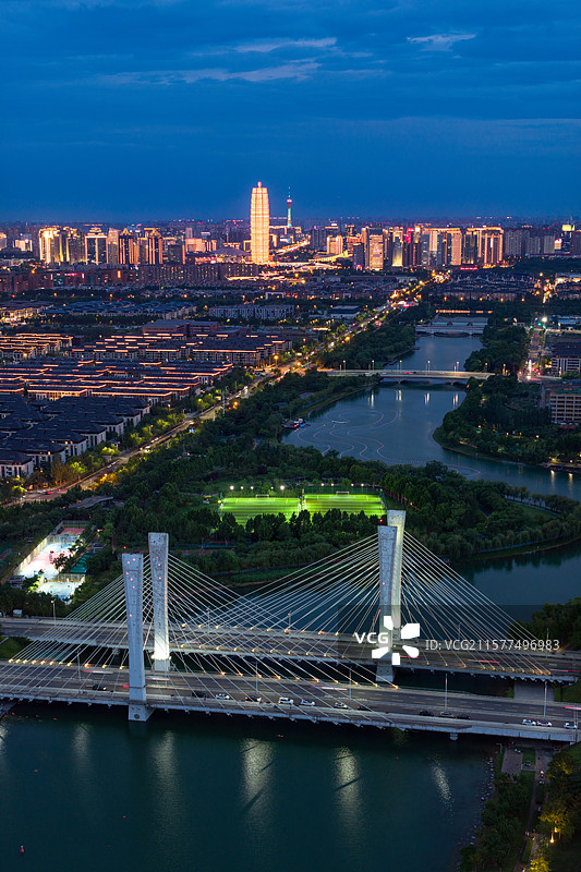 郑州城市新发展足球公园图片素材