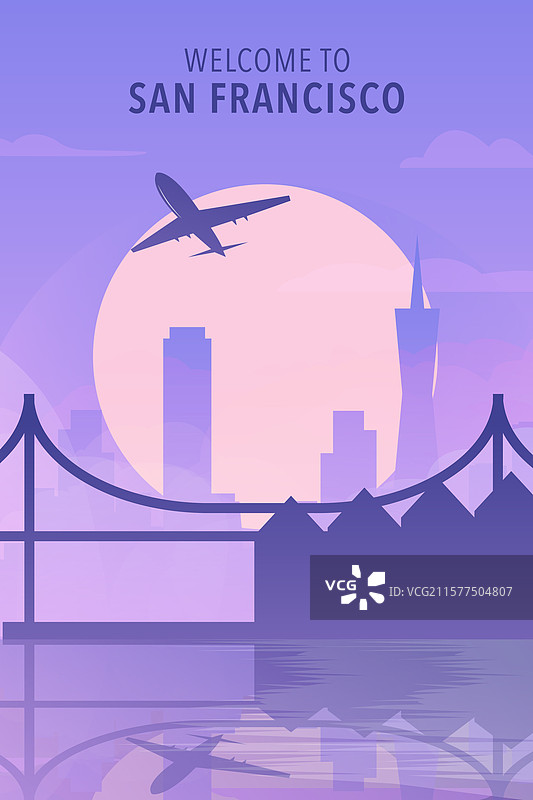 欢迎来到美国加利福尼亚州旧金山图片素材