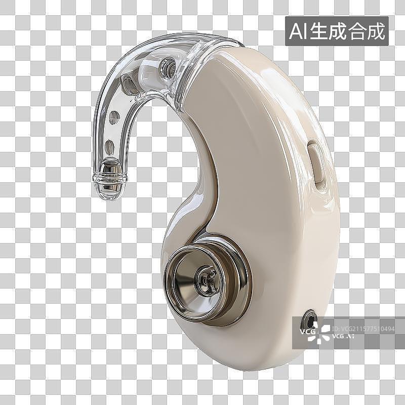 【AI数字艺术】人工耳蜗三维模型图片素材