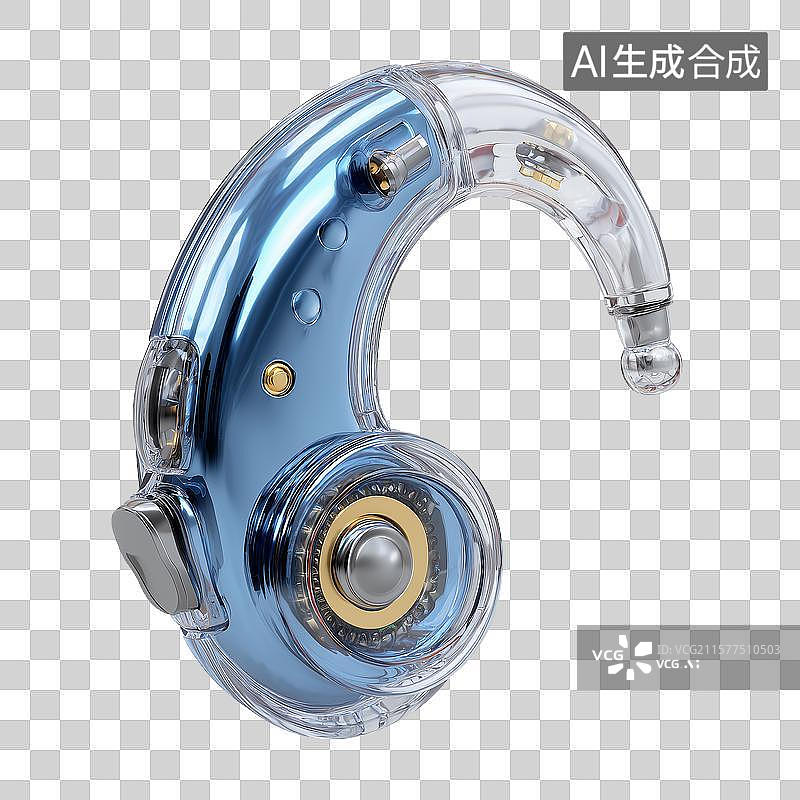 【AI数字艺术】三维设计人工耳蜗图片素材