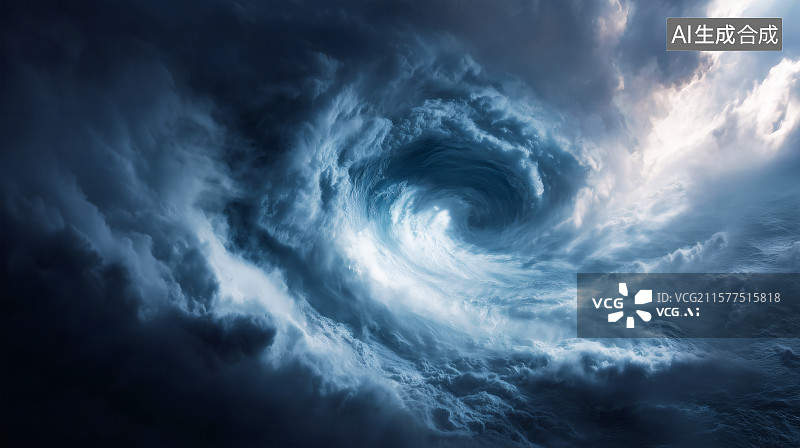 【AI数字艺术】飓风图片素材